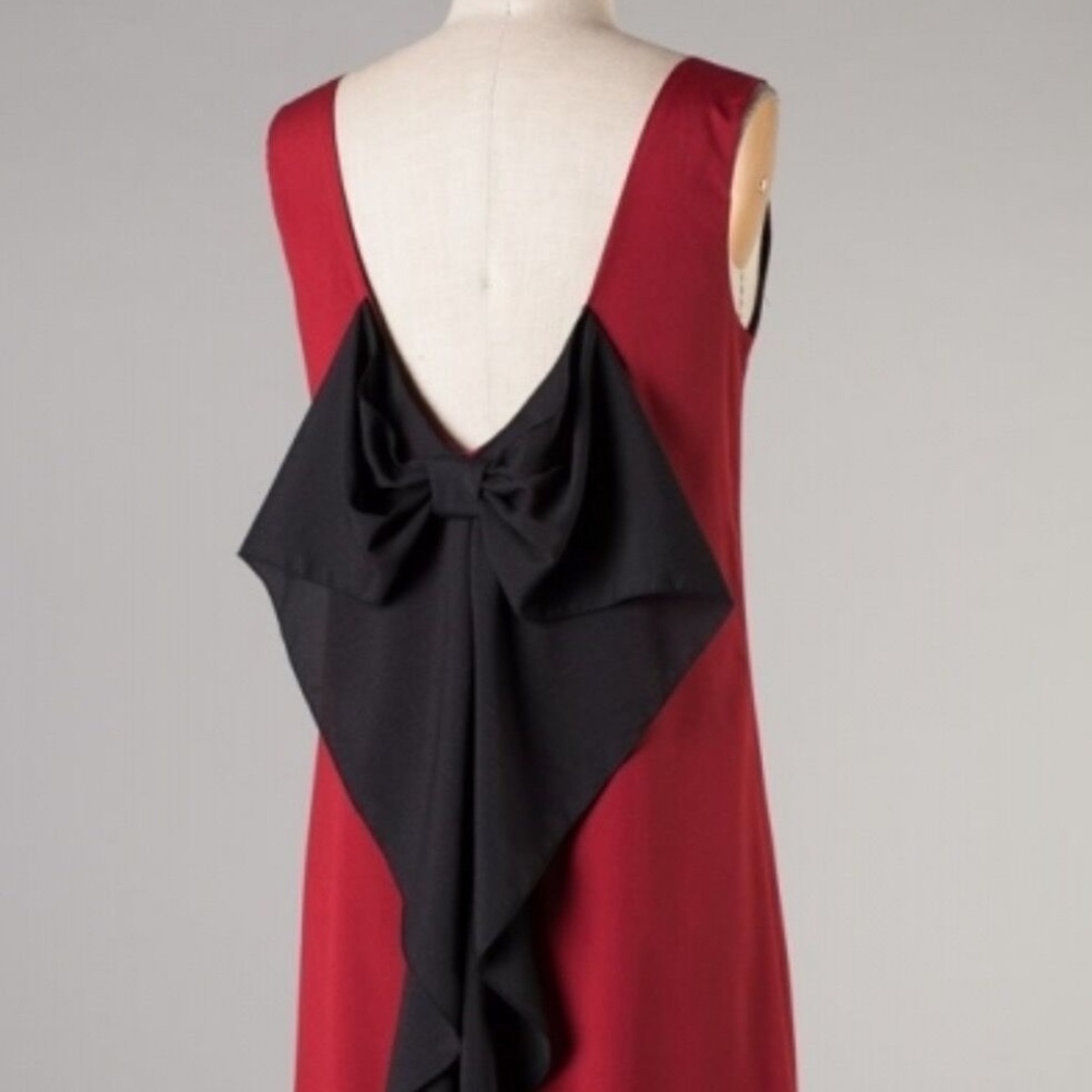 Bow backed dress